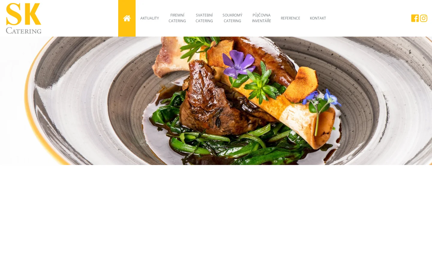 SK Catering website