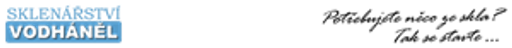SKLENÁŘSTVÍ VODHÁNĚL logo