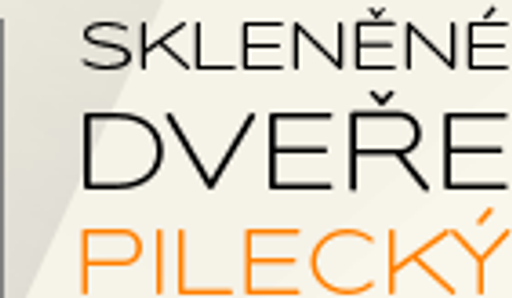 Skleněné dveře Pilecký, s.r.o. logo