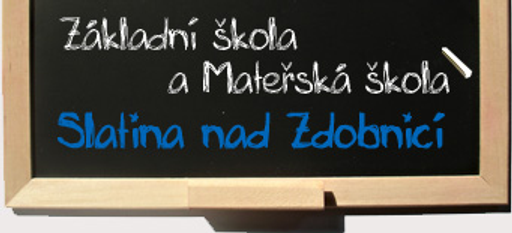 ZŠ a MŠ Slatina nad Zdobnicí logo