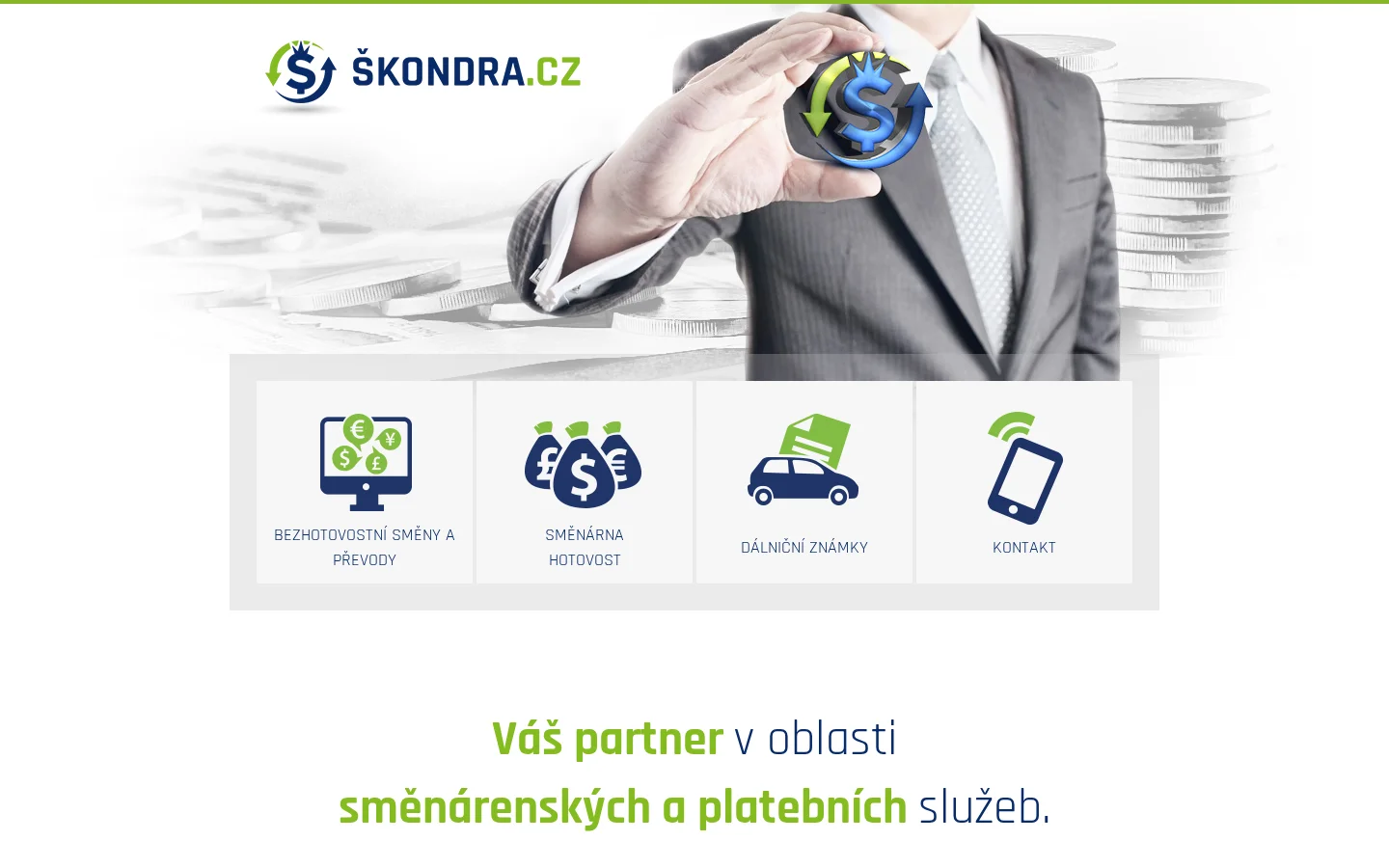 ŠKONDRA, s.r.o. website