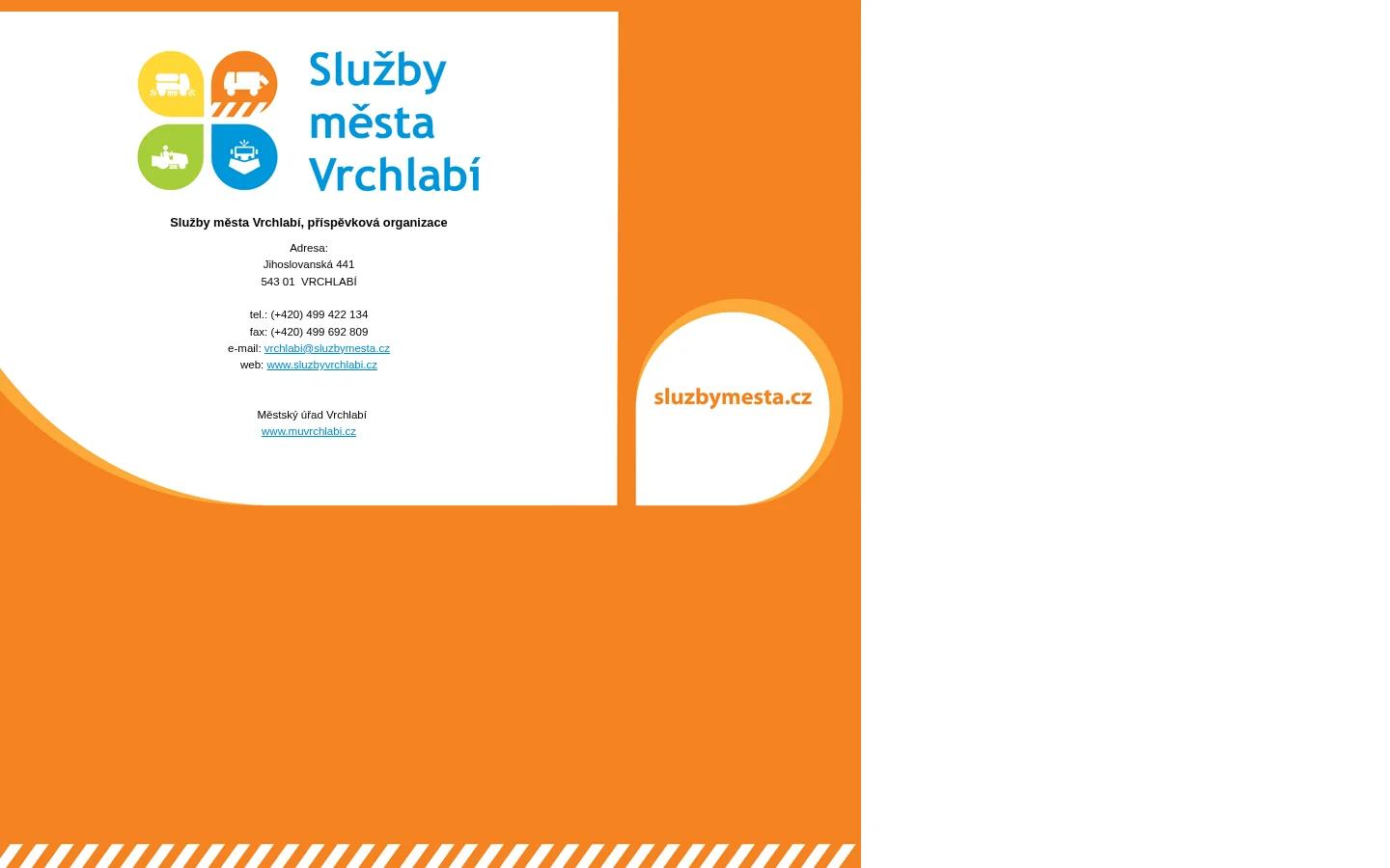 Služby města Vrchlabí website