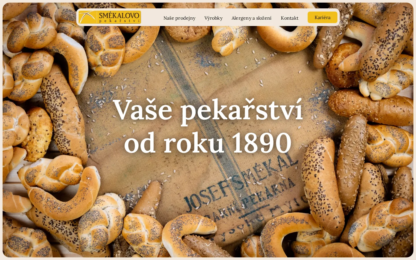 SMÉKALOVO PEKAŘSTVÍ website