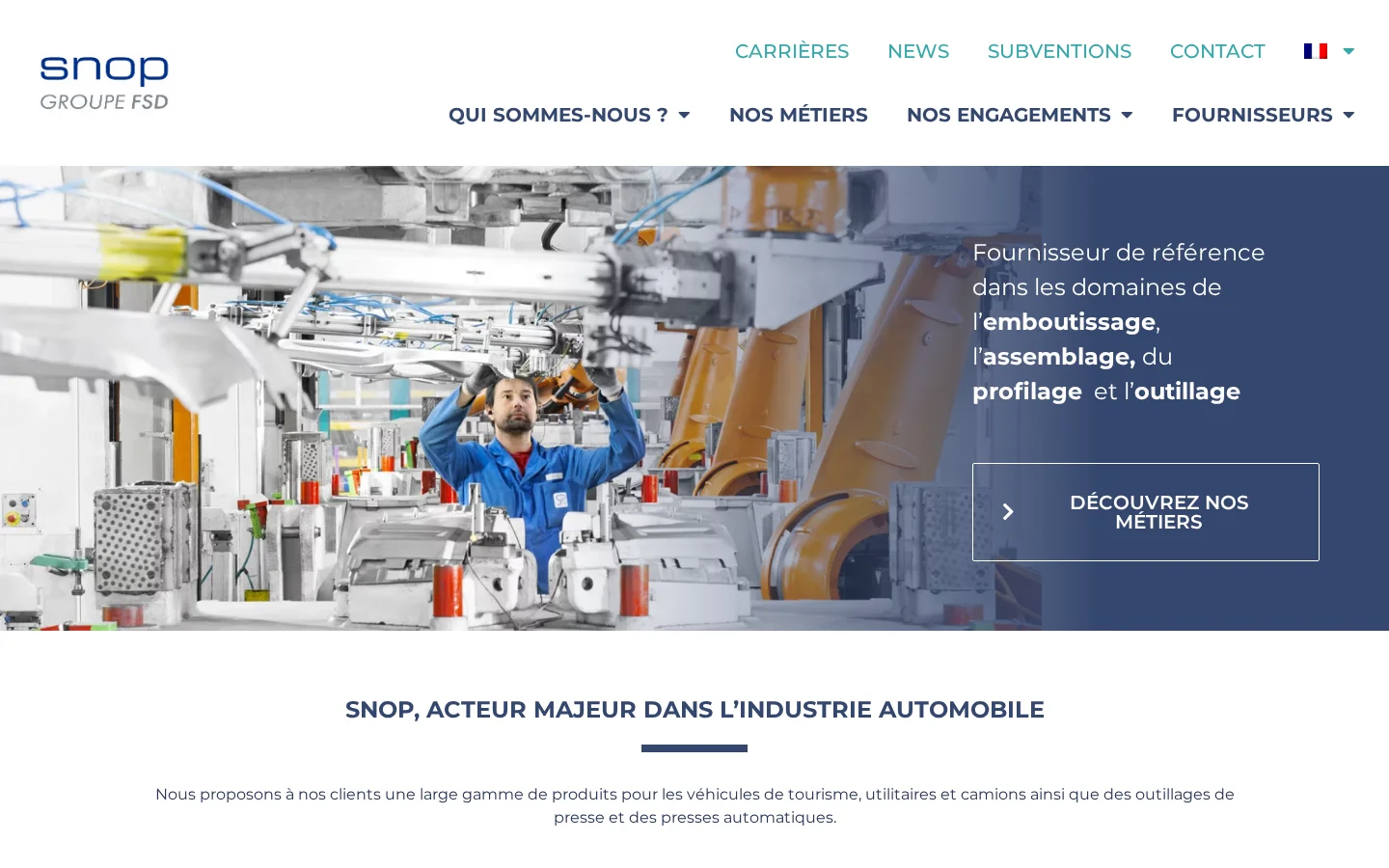 s.n.o.p. cz, a.s. website
