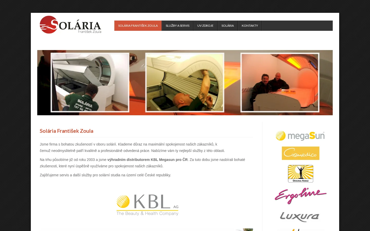 Solária František Zoula website