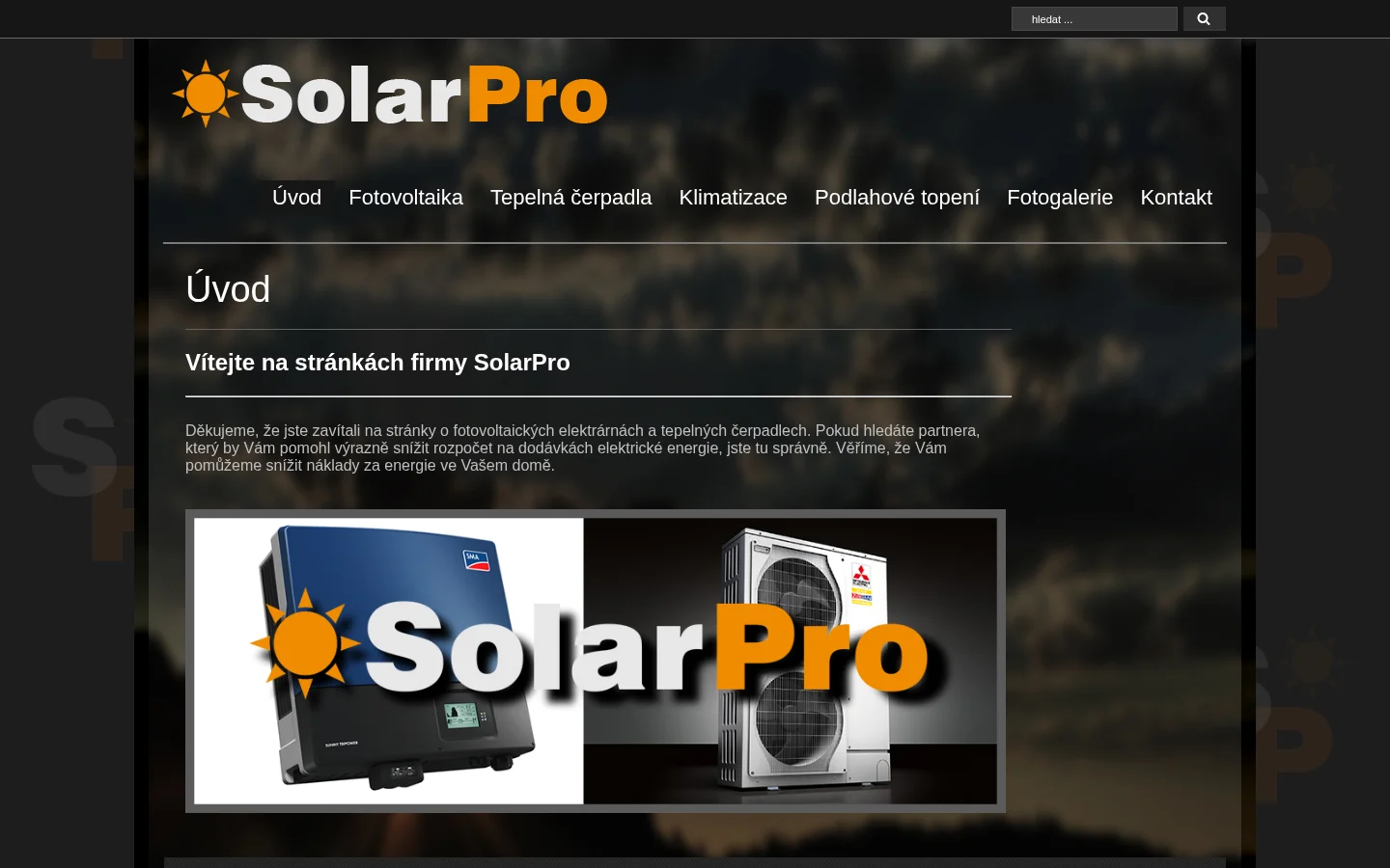 Solar Pro - Ing. Miloslav Lenfeld website