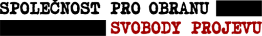 Společnost pro obranu svobody projevu, z.ú. logo