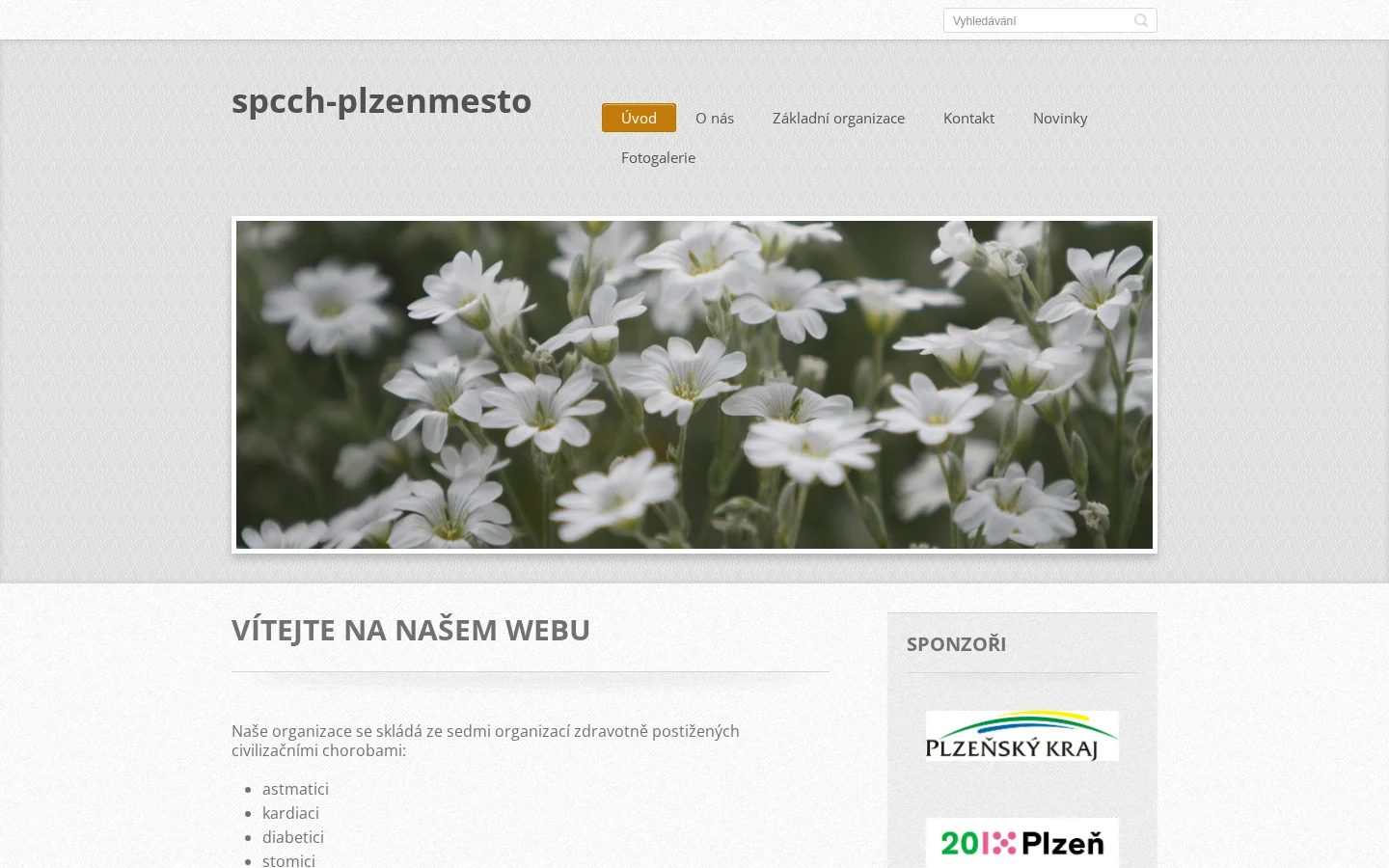Svaz postižených civilizačními chorobami v ČR o.s. - okresní výbor Plzeň - město website