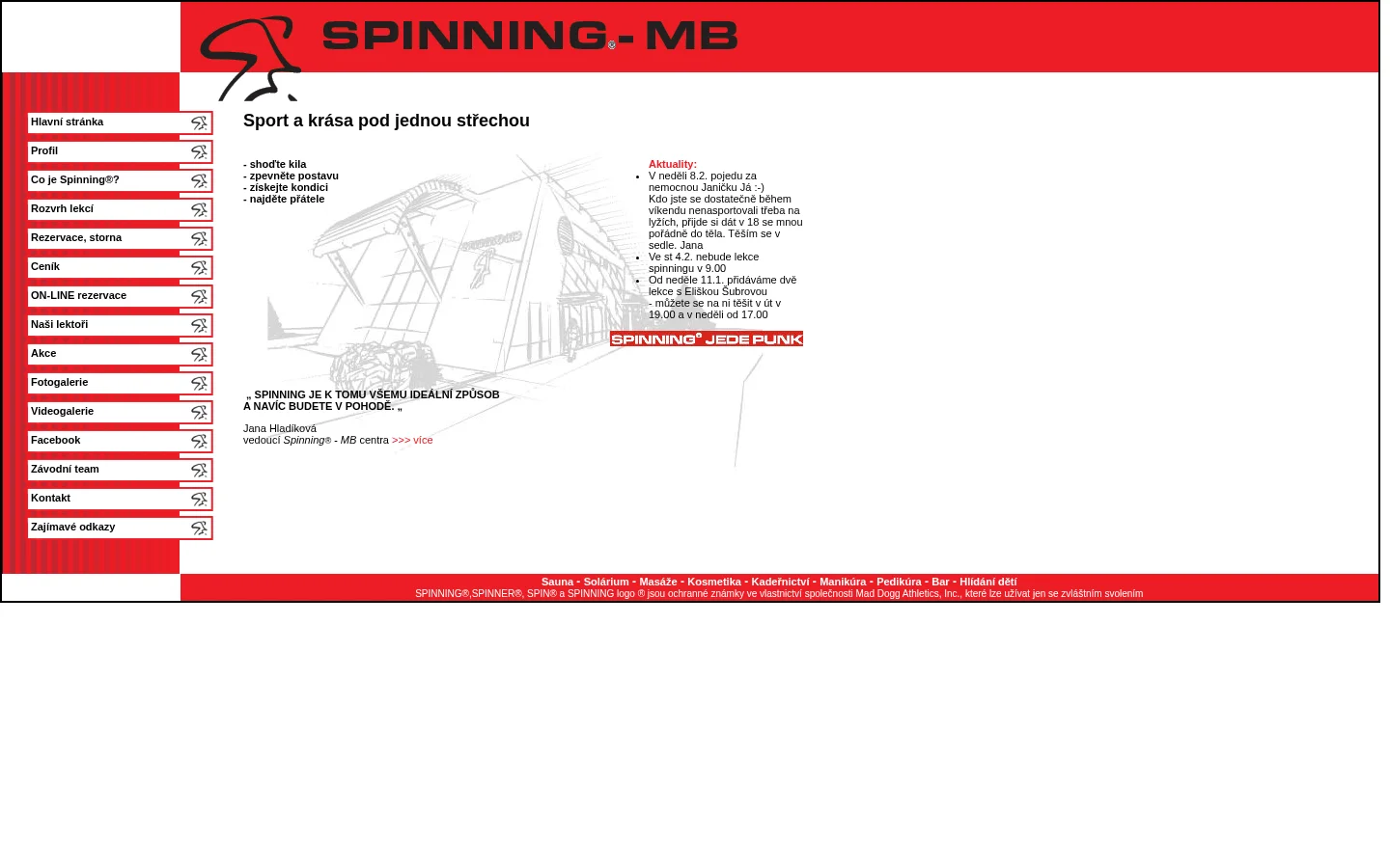 SPINNING - MB website