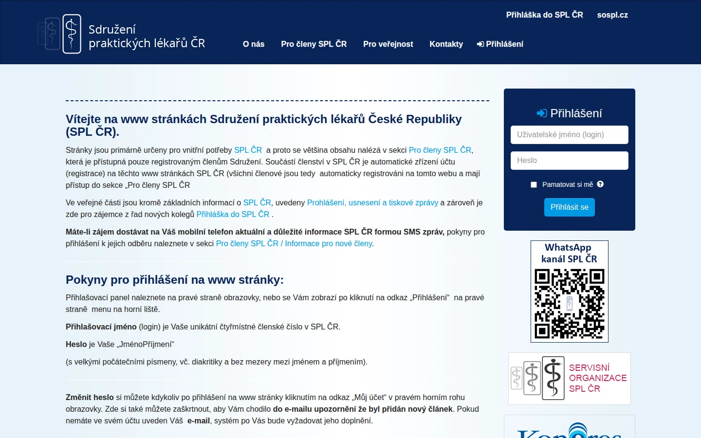 SPL ČR website