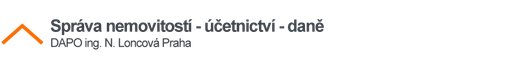 Správa nemovitostí-účetnictví-daně - DAPO Ing. N. Loncová logo