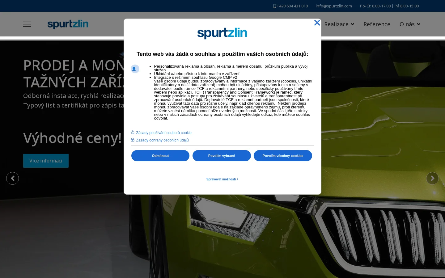 SPURT Zlín s.r.o. website