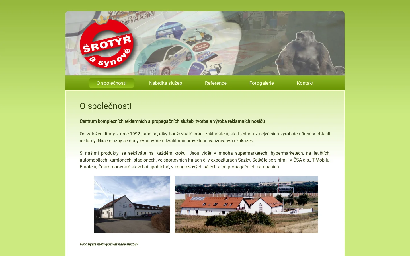 Šrotýř a synové website
