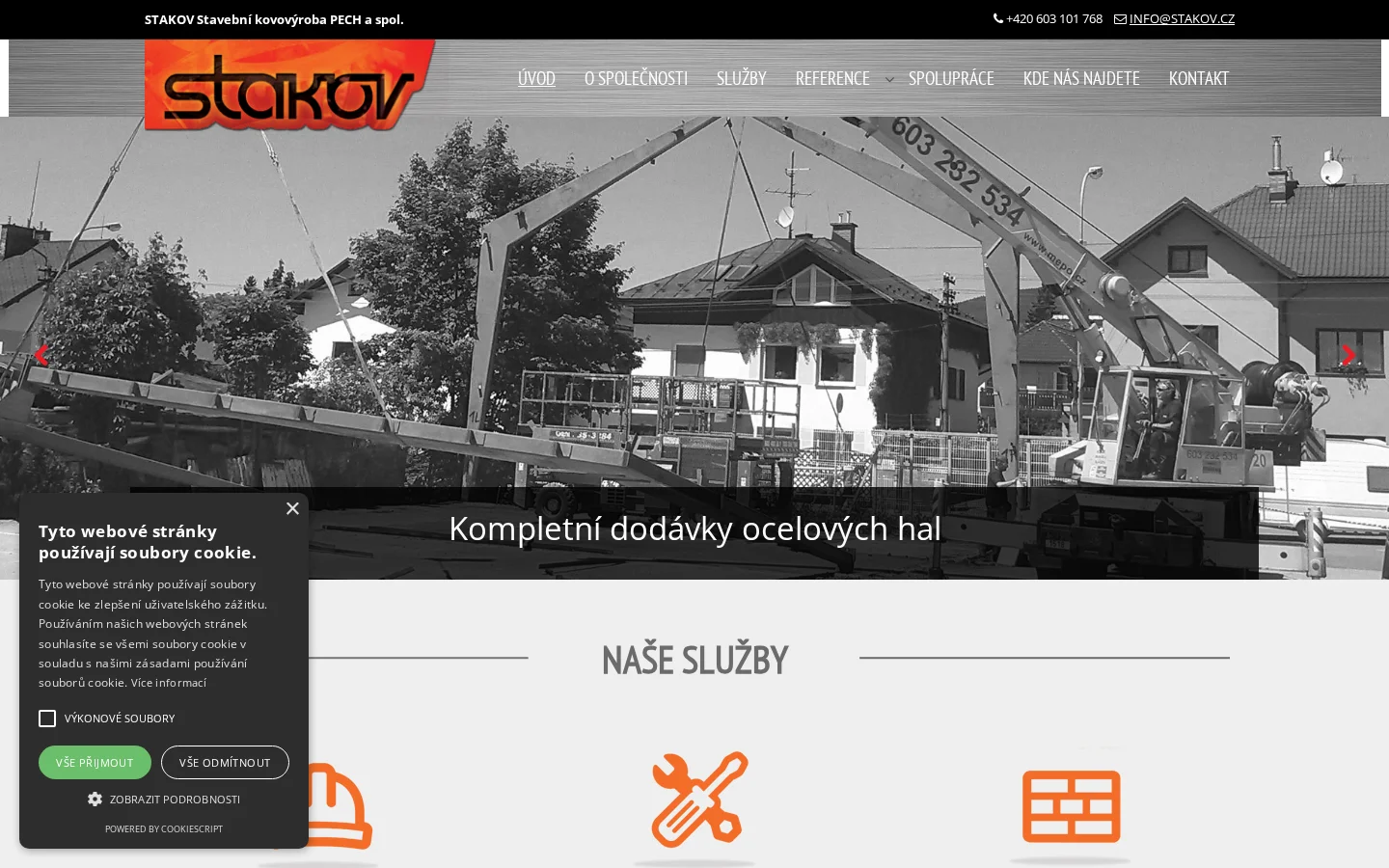 Lukáš Pech - stavební kovovýroba website