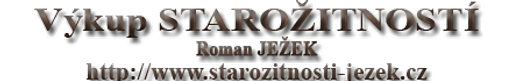 Roman Ježek - výkup starožitností logo