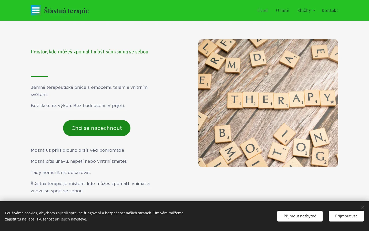 Hana Šťastná - Šťastná terapie website