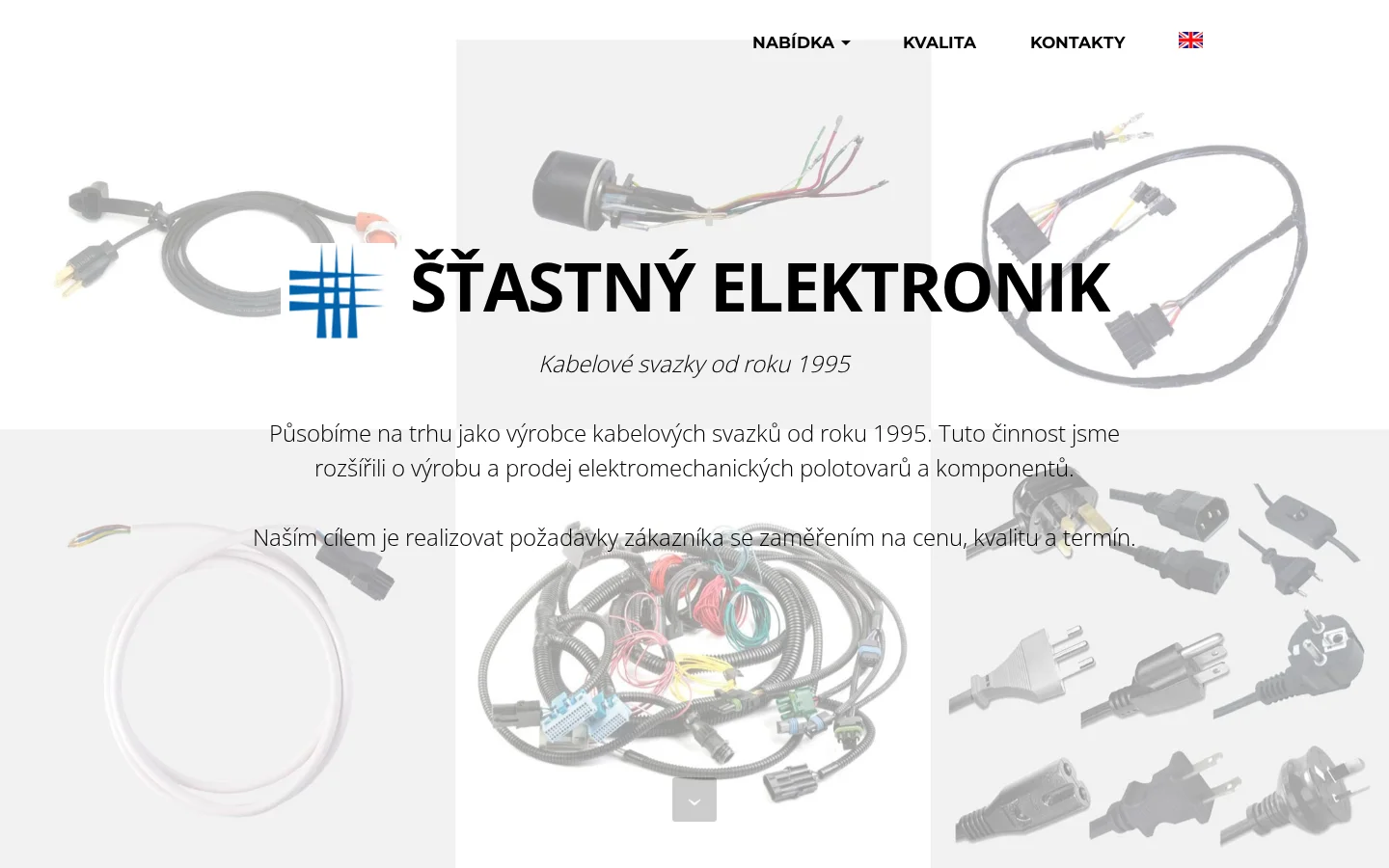 Šťastný elektronik website