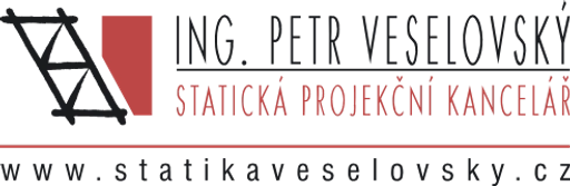 Ing. Petr Veselovský - Statická projekční kancelář logo