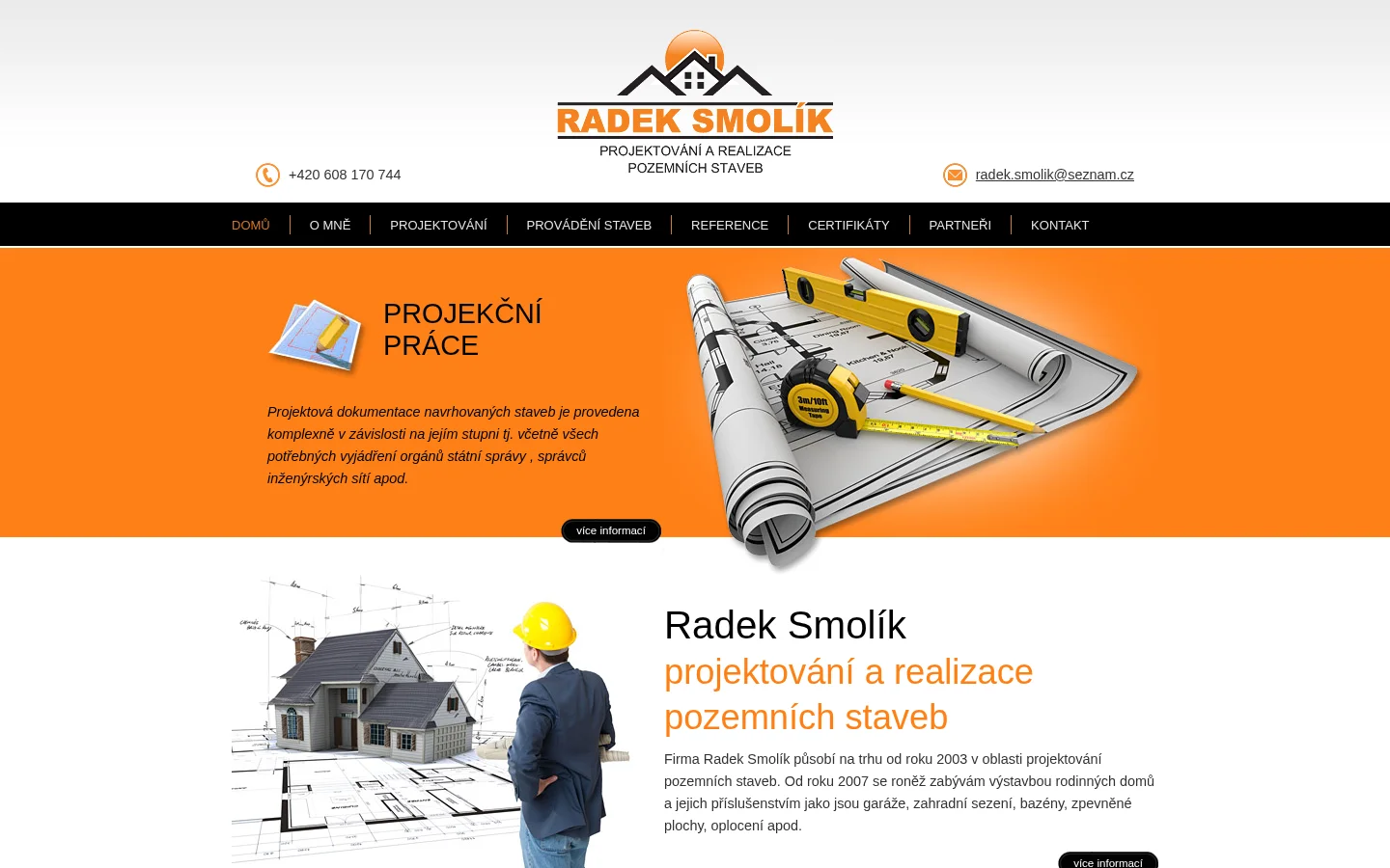 Radek Smolík website