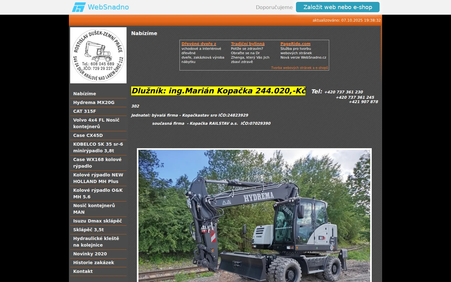 stavebni.wbs.cz website