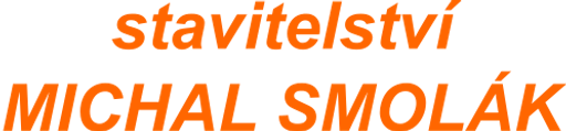 Michal Smolák - stavební firma logo