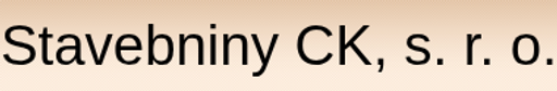 STAVEBNINY CK, s.r.o. logo