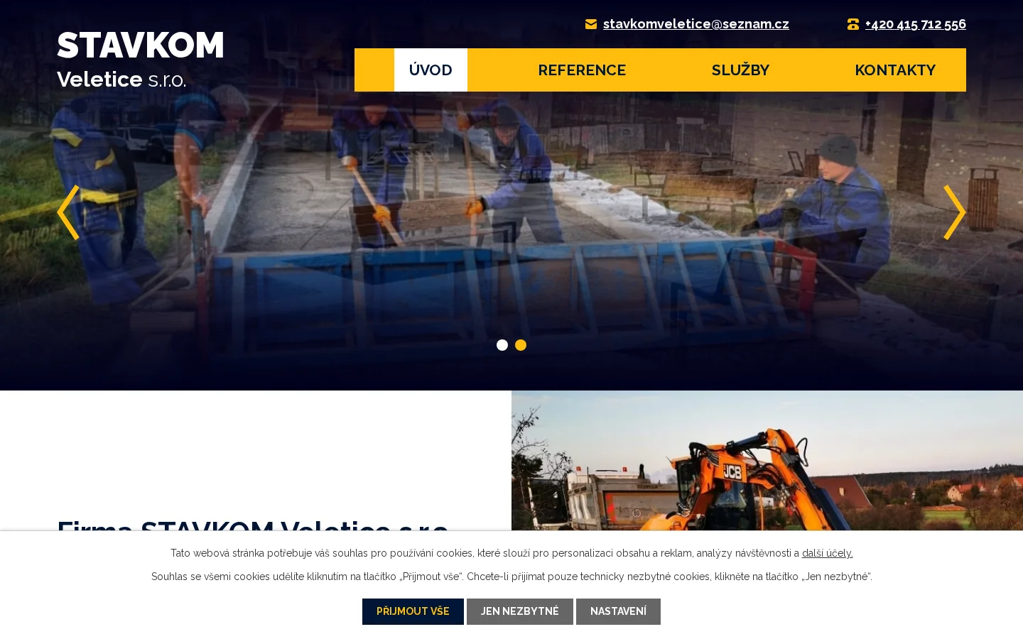 Michal Bajušev - STAVKOM website