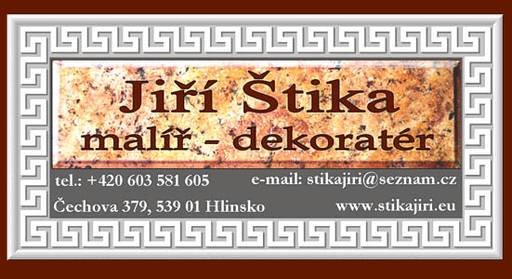 Jiří Štika malíř - dekoratér logo