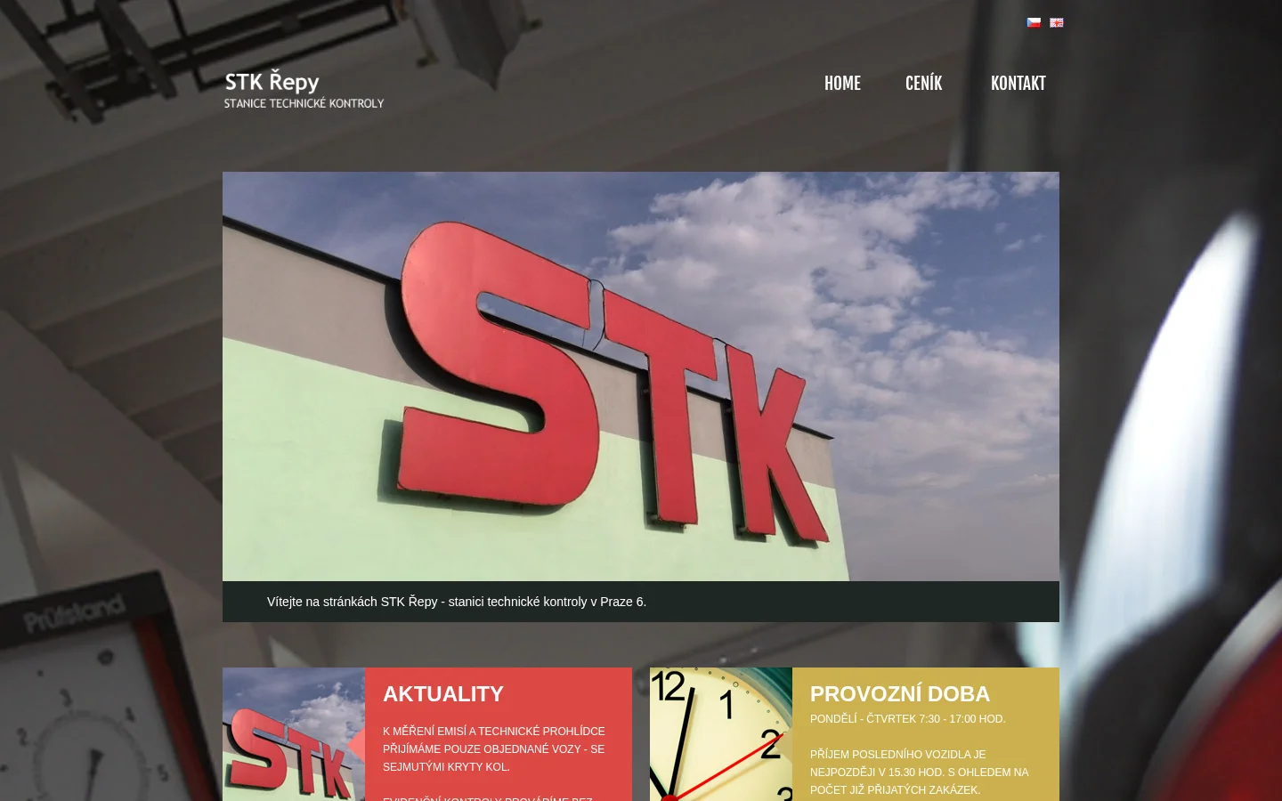 STK Řepy website