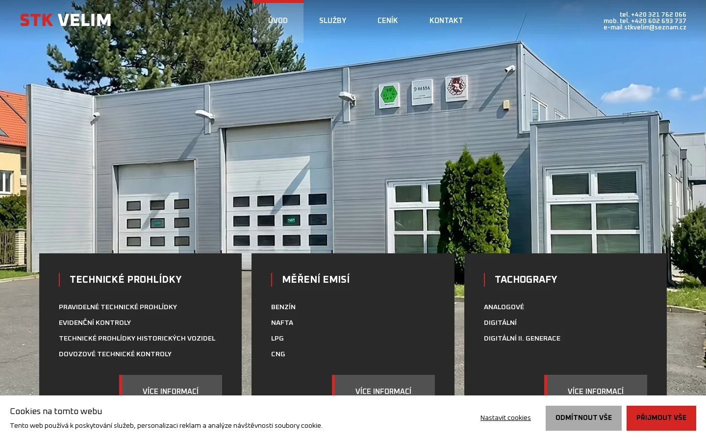 STK Velim, a.s. website