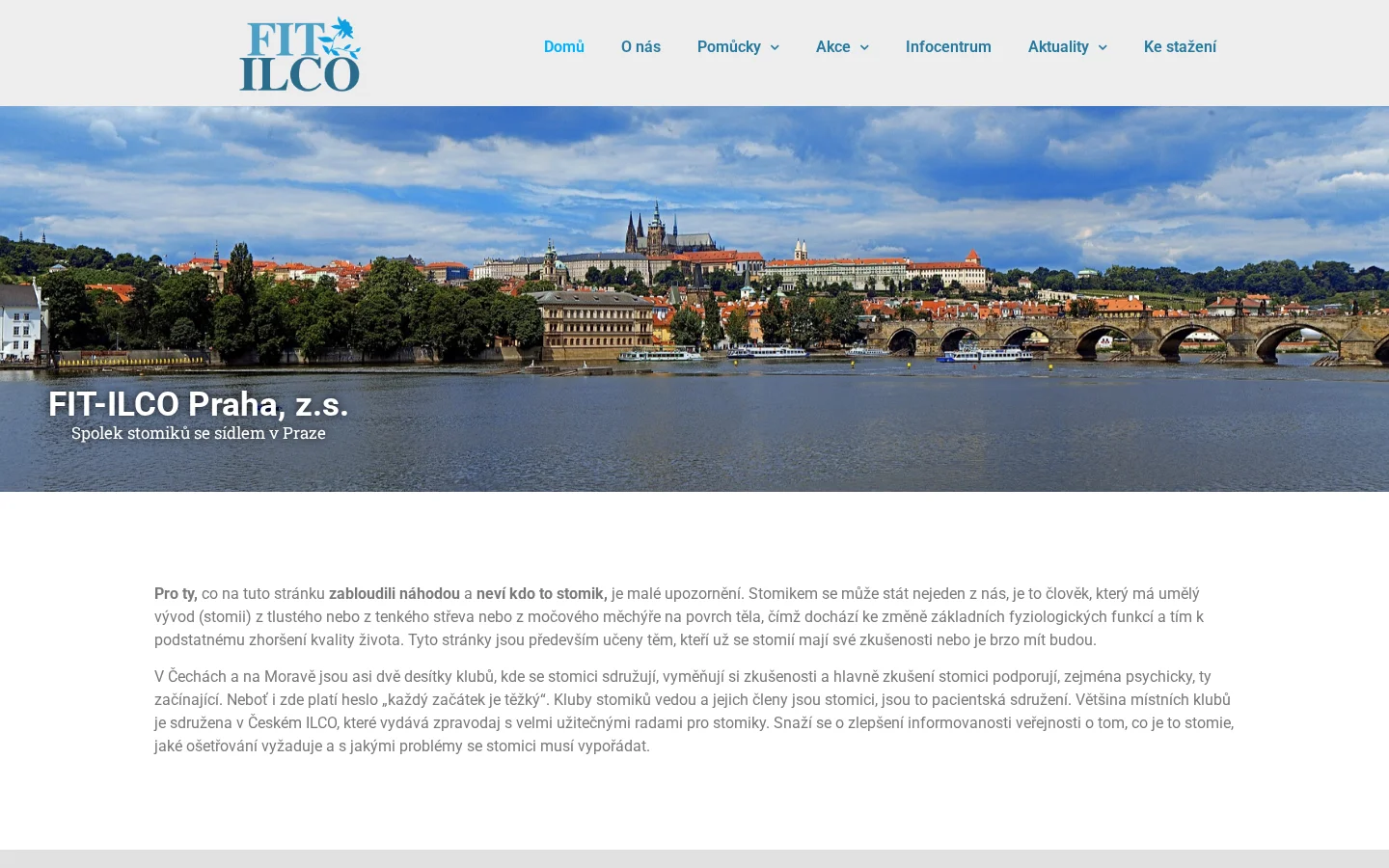 FIT-ILCO Praha, z.s. website