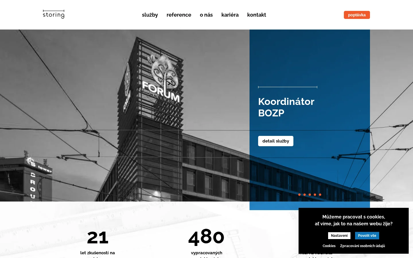 STORING, spol. s r.o. website