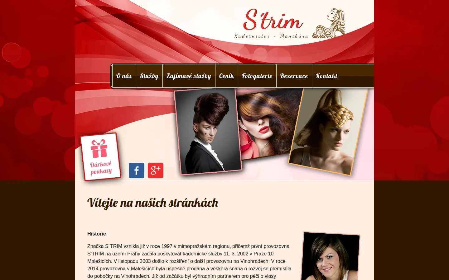 strim.cz website
