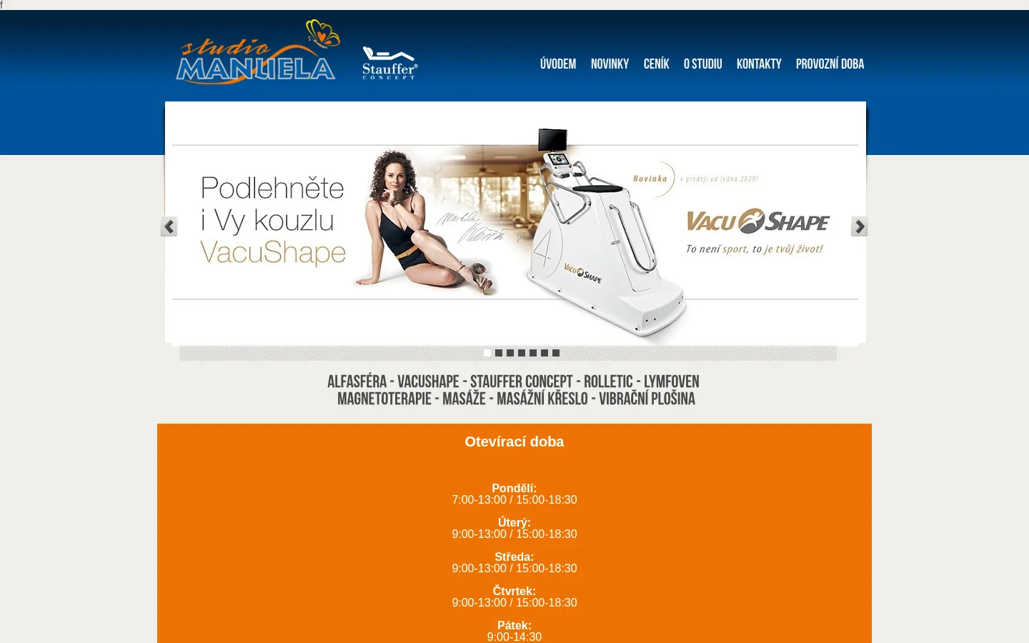 Studio Manuela website