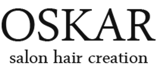 Oskar salon hair creation logo