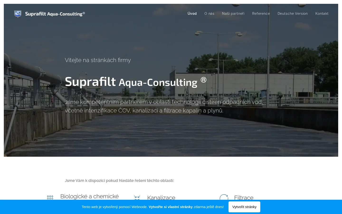 Suprafilt Aqua-Consulting website