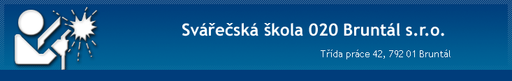 SVÁŘEČSKÁ ŠKOLA 020 Bruntál, s.r.o. logo