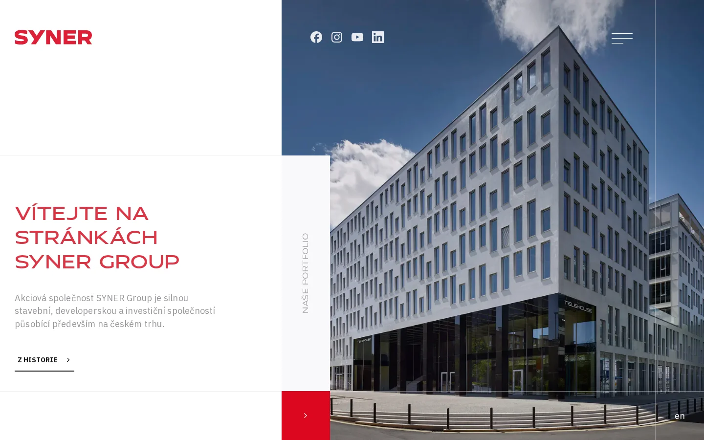 SYNER Group, a.s. website