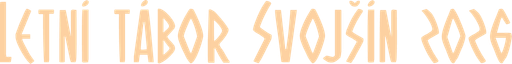 Letní tábor Svojšín logo