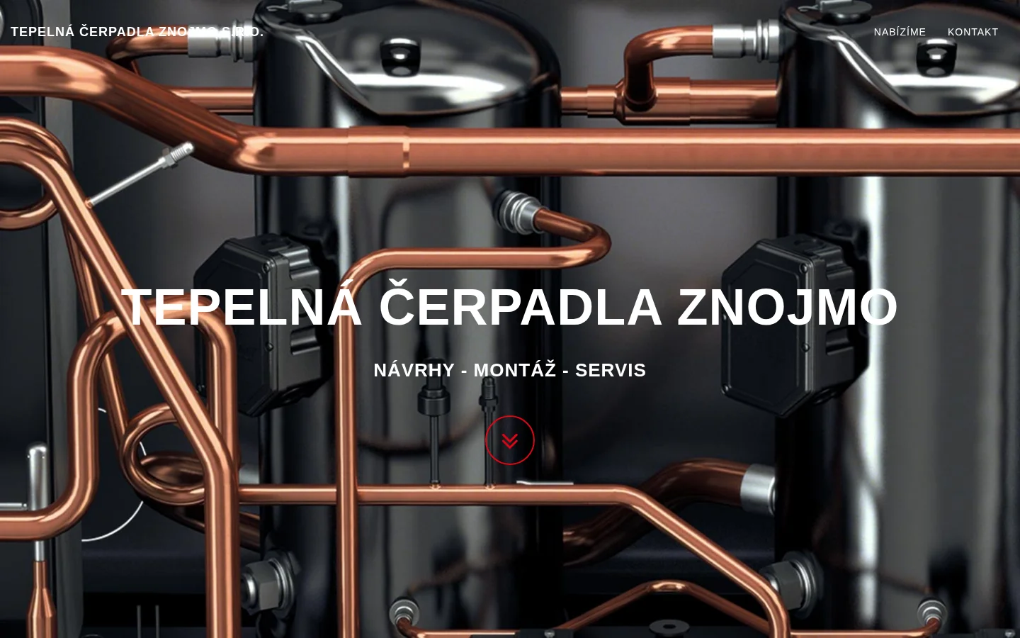 Tepelná čerpadla - Znojmo, s.r.o. website