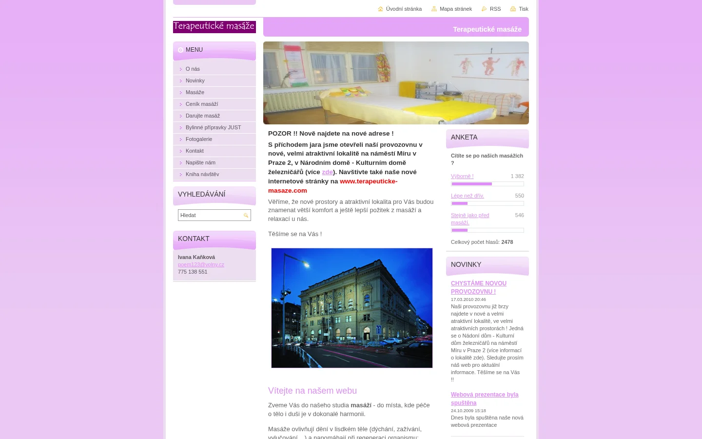 Ivana Kaňková website