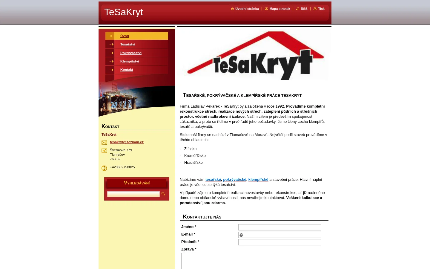 TeSaKryt website