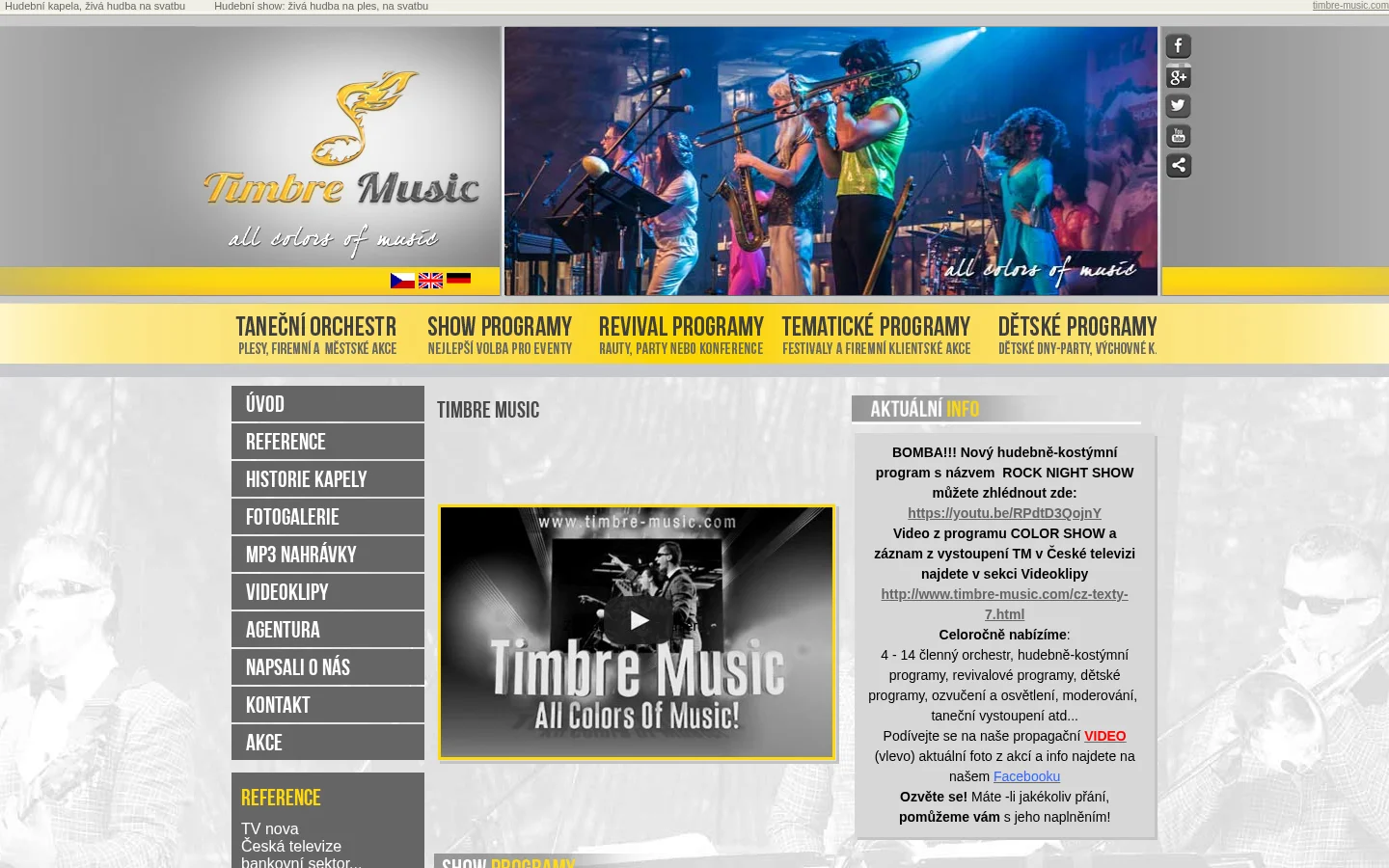 Timbre Music website