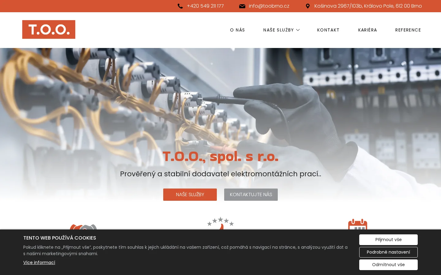 T.O.O., spol. s r.o. website