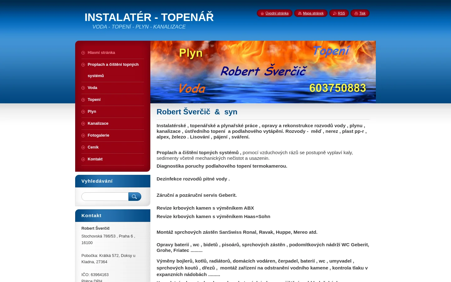 Robert Šverčič website