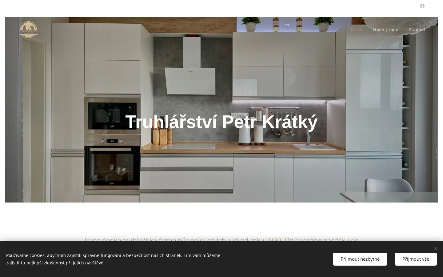 Truhlářství Petr Krátký website