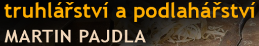 Truhlářství - podlahářství Martin Pajdla logo