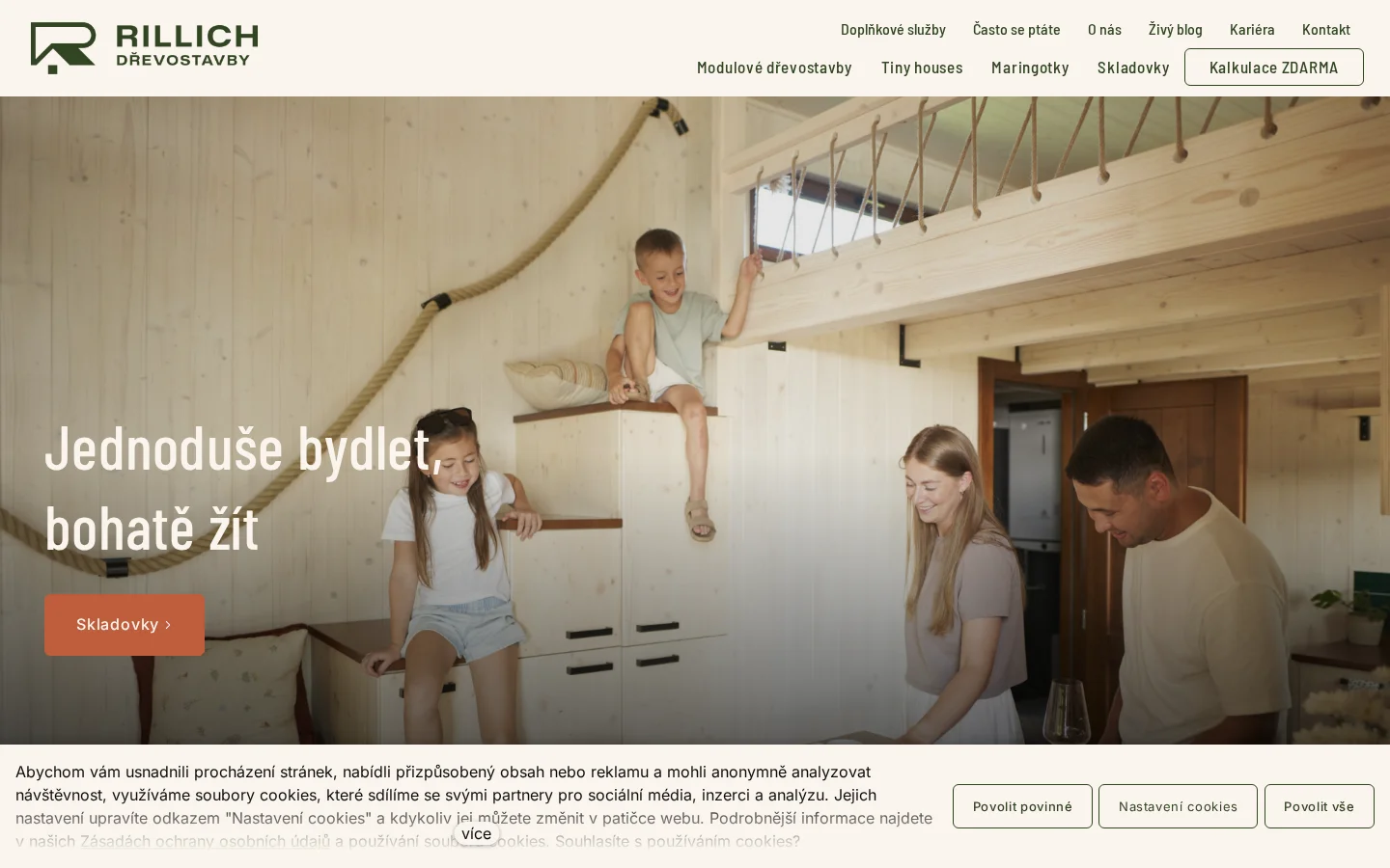 Rillichovo zakázkové truhlářství website