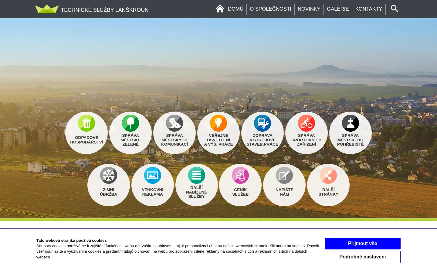 Technické služby Lanškroun, s.r.o. website
