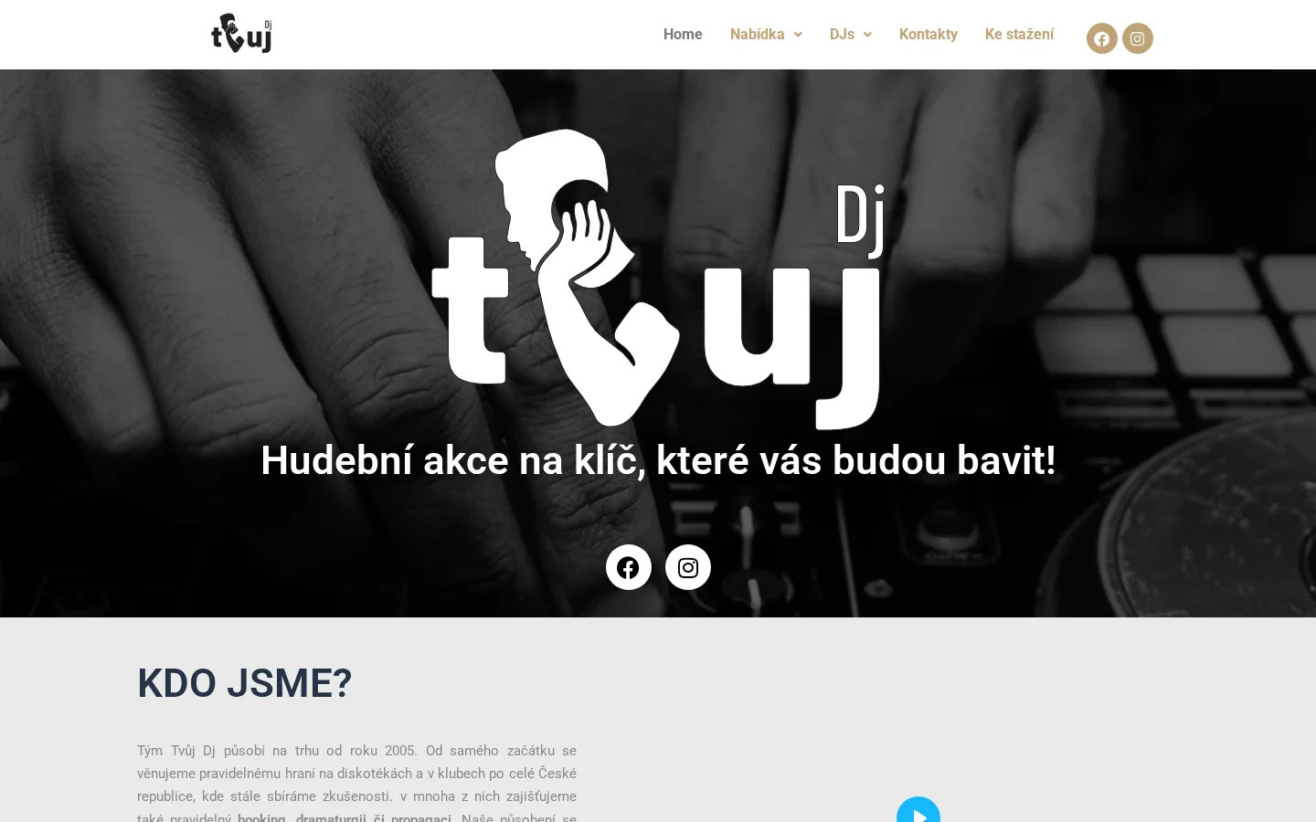 Tvůj Dj - Michal Pácalt website